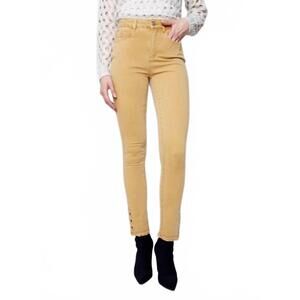 NEW CHARLIE B eyelet jean in gold